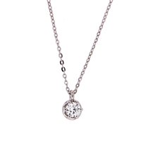 Collana Damiani Donna Minou in Oro bianco Diamante 0.30 Ct 20055868 - 20055868